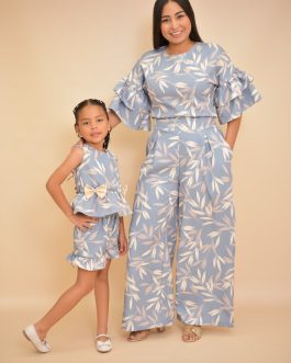 Set Zuleika Niña Gris